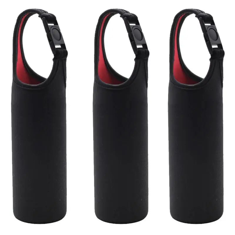 Afralia™ Neoprene Bottle Covers Set for Outdoor Activities (Blue Pink Black)