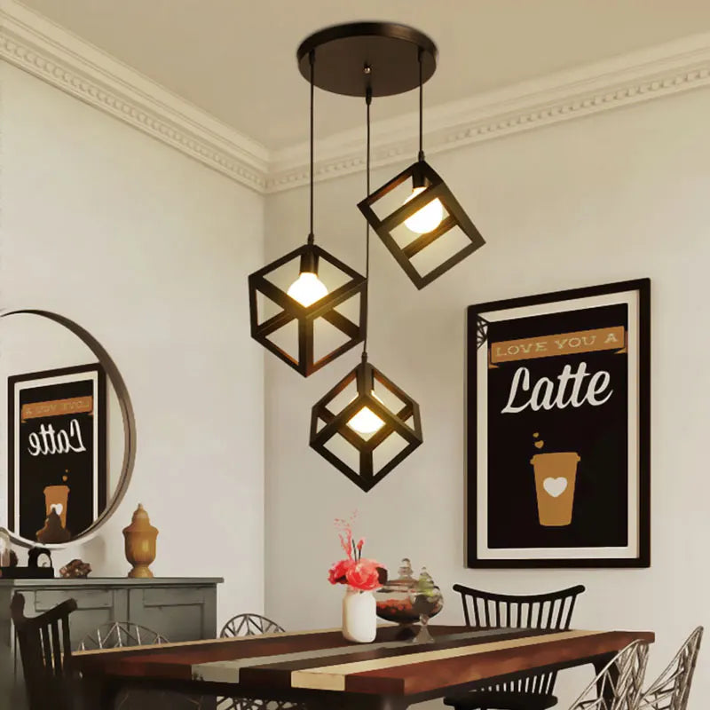 Afralia™ Nordic Industrial Pendant Lamp for Elegant Dining Room Decor