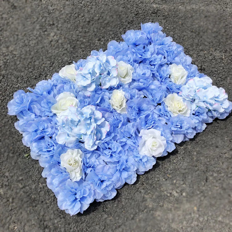 Afralia™ Silk Rose Fake Flower Wall Wedding Decoration Romantic Home Decor