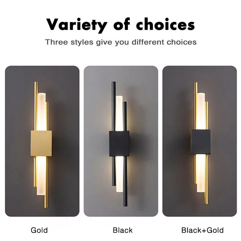 Afralia™ LED Wall Sconce Indoor Light Modern Bedroom Living Room Decor Fixture