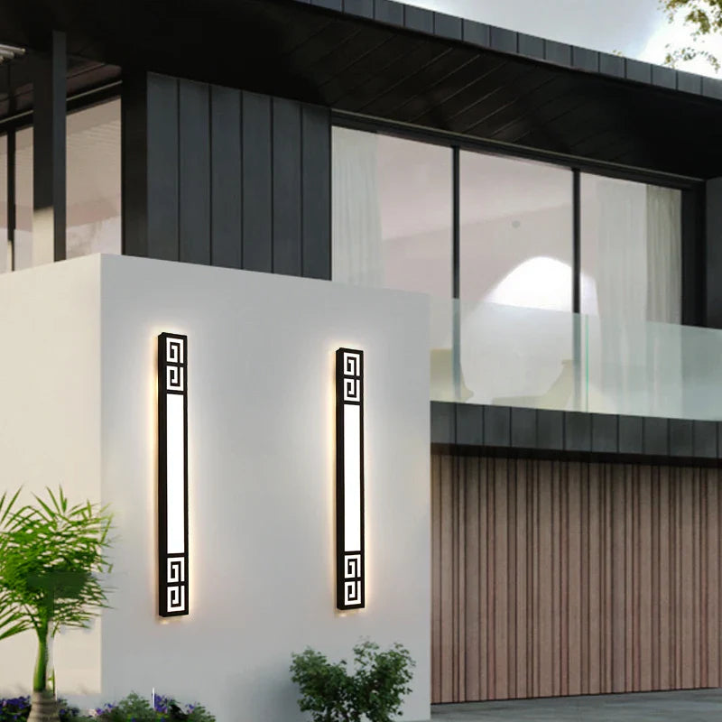 Afralia™ Outdoor LED Wall Lamp, Waterproof Sconce for Garden Villa, 110V 220V Luminaire