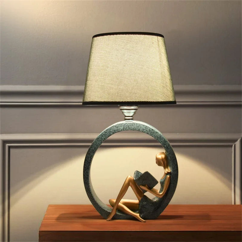 Modern Bedroom Table Lamp for Living Room Decor Bedside Reading Light by Afralia™