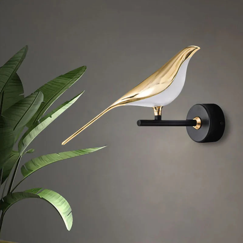 Afralia™ Magpie Bird LED Wall Lamp Modern Simplicity Sconce Light for Home Indoor Lighting