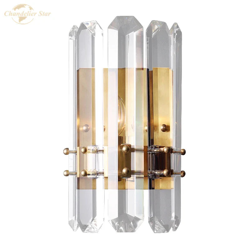 Afralia™ Crystal Nordic Wall Sconce - Vintage Loft Lighting