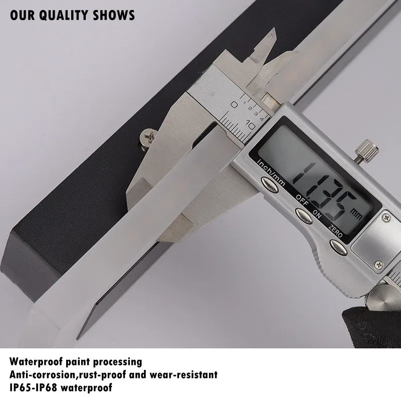 Afralia™ Outdoor LED Wall Light: Waterproof, IP65 Rated, Garden & Balcony Lighting in 110v/220v