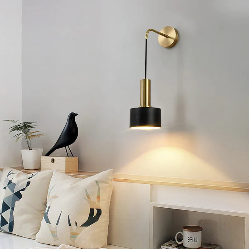 Afralia™ Modern Nordic LED Wall Lamp for Indoor Bedroom Living Room Lighting