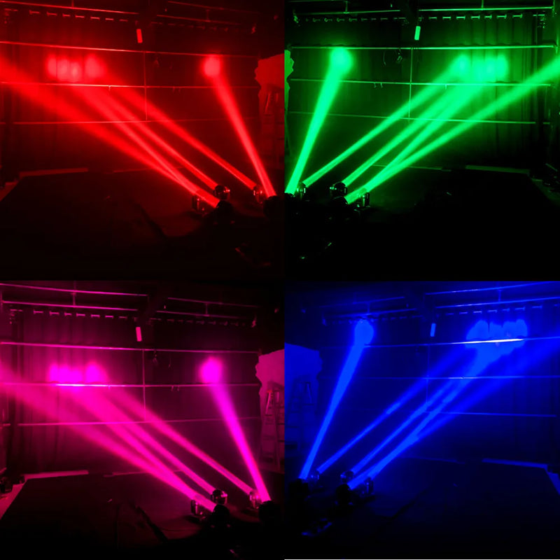 Afralia™ 65W RGBW Beam LED Moving Head Light for Super Bright Disco Party