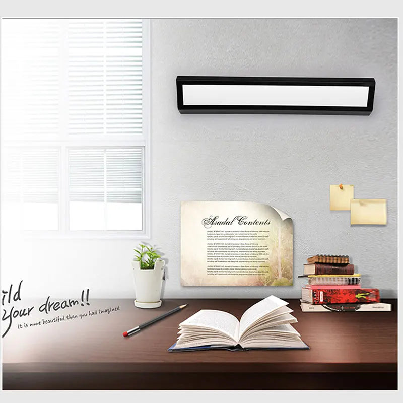 Afralia™ LED Rectangle Wall Light Bedside Lamp - Anti-Dazzle Design