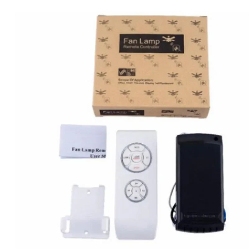 Afralia™ Retro Loft Fan Chandelier with LED Lighting and Remote Control