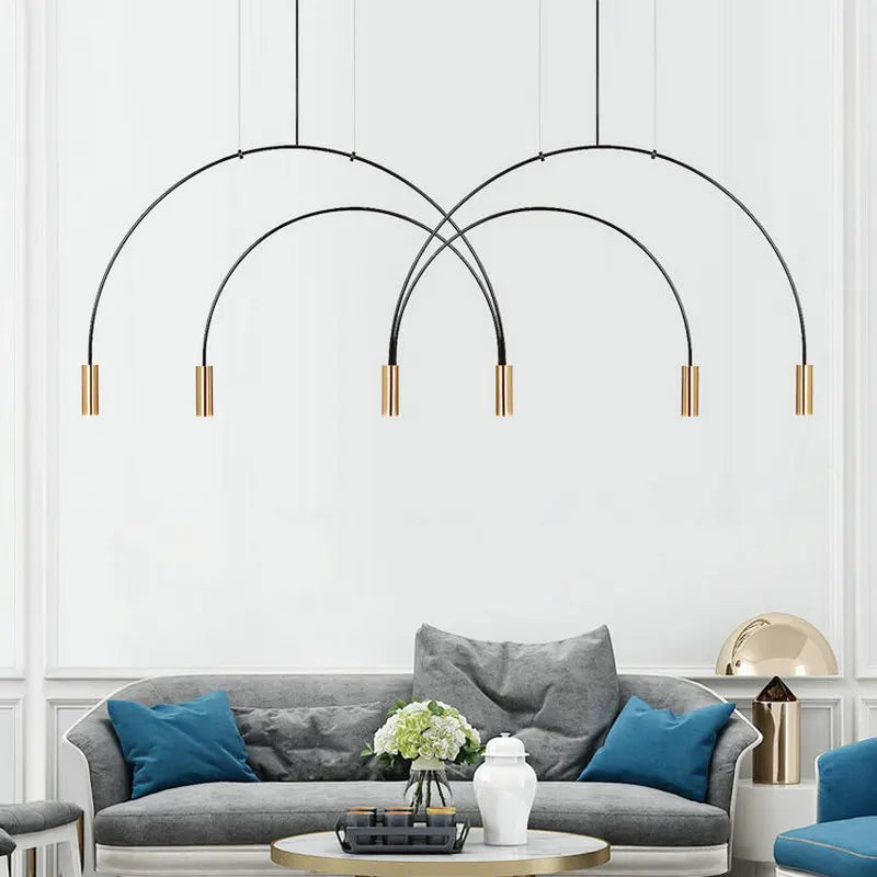 Afralia™ Geometric Pendant Light: Modern Nordic Design for Dining, Living Room, and Bar Settings