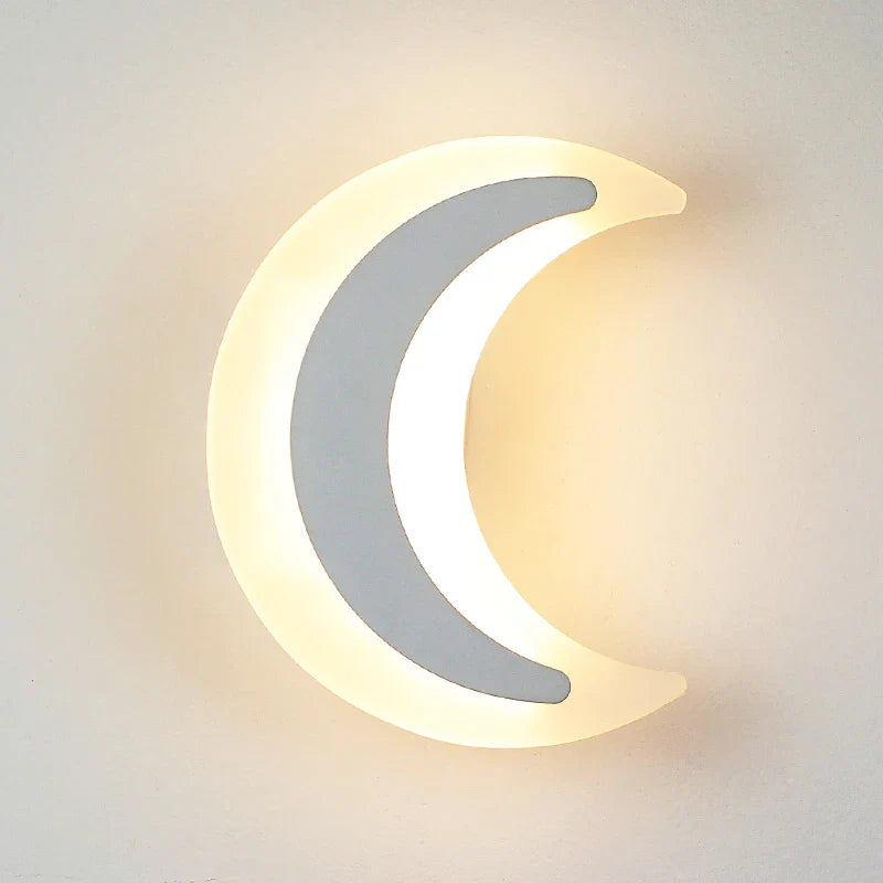 Afralia™ LED Cloud Wall Lamp Acrylic&Iron Sconce for Kids' Bedroom, Living Room