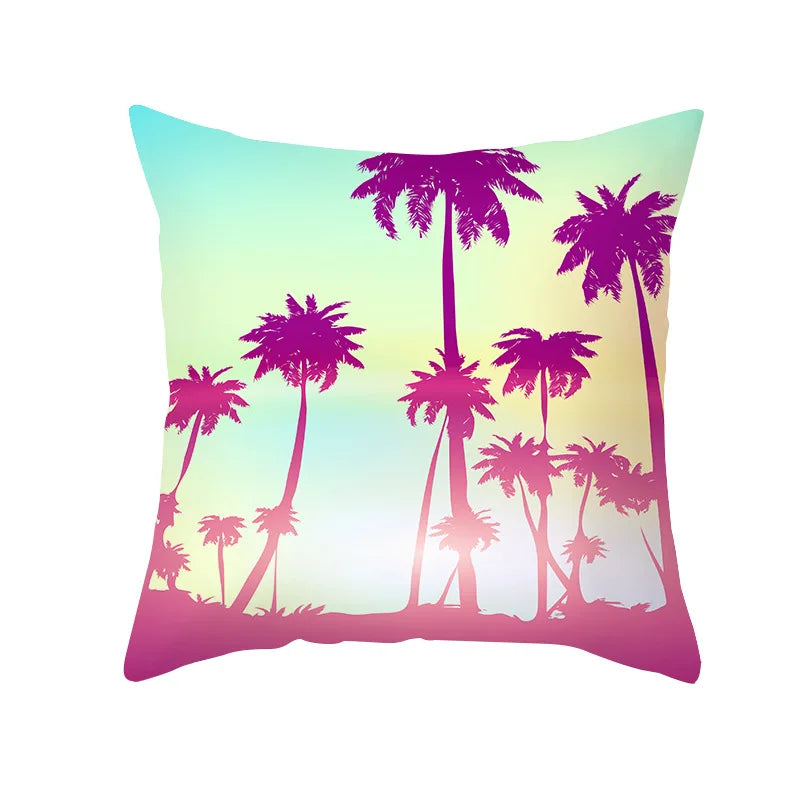 Afralia™ Nordic Summer Ocean Beach Pillowcase for Home and Office Sofa Decor