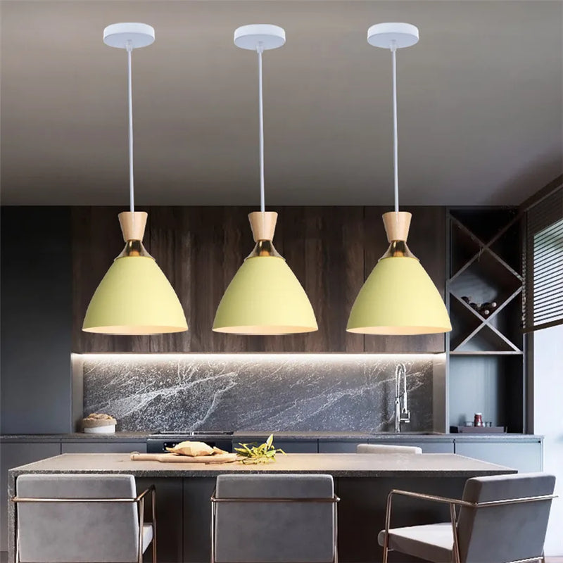 Afralia™ LED Chandelier: Nordic E27 Pendant Light for Home Decor, Restaurant, Bar, Bedroom