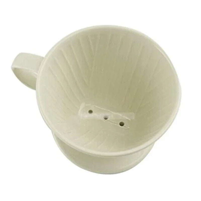 Afralia™ Ceramic Coffee Filter Cup: Reusable, Durable Hand Brewed Drip Funnel for Delicious Coffee
