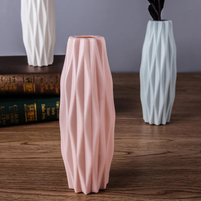 Afralia™ Nordic Camellia Vase: Stylish Colorful Ornaments for Living Room Decoration
