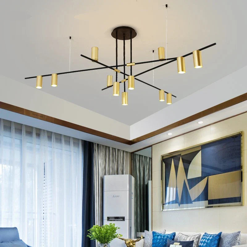 Afralia™ LED Ceiling Chandelier: Scandinavian Post-modern Designer Hanging Lamp for Dining & Living Room