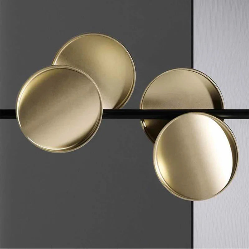 Afralia™ Nordic Chandelier Art Lighting Beauty Salon Creative Cilon Disc Luxury Wall Lamp