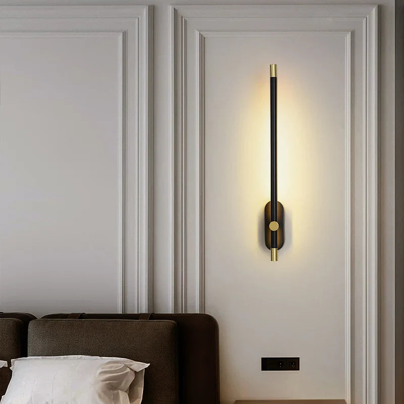 Afralia™ LED Strip Wall Lamp for Modern Decor in Staircase, Bedroom, or Aisle