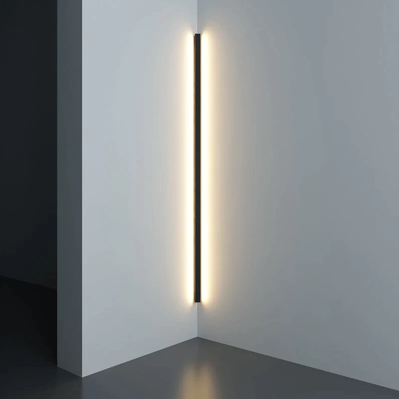 Afralia™ LED Corner Wall Lamps Minimalist Line 50/60/80/100cm for Hallway, Bedroom, Living Room