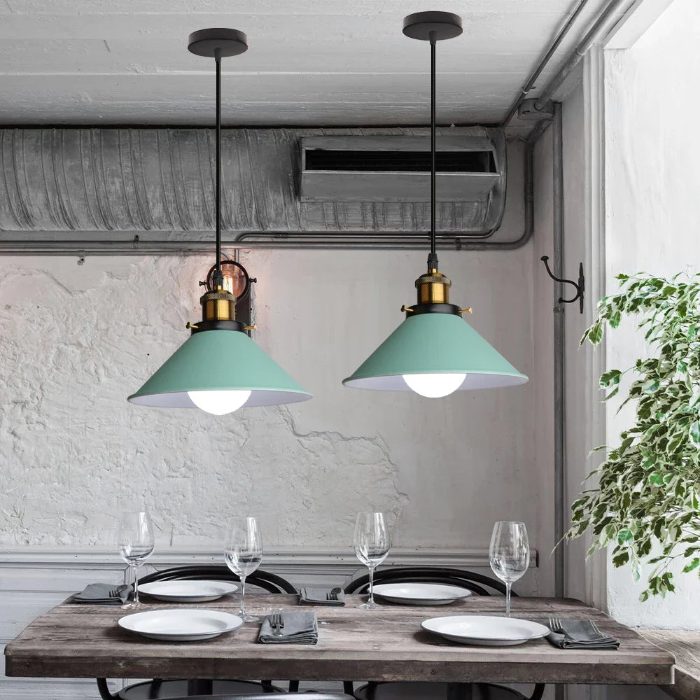 Afralia™ Industrial Pendant Lights: Modern Retro Loft Hanging Lamp for Home Decor