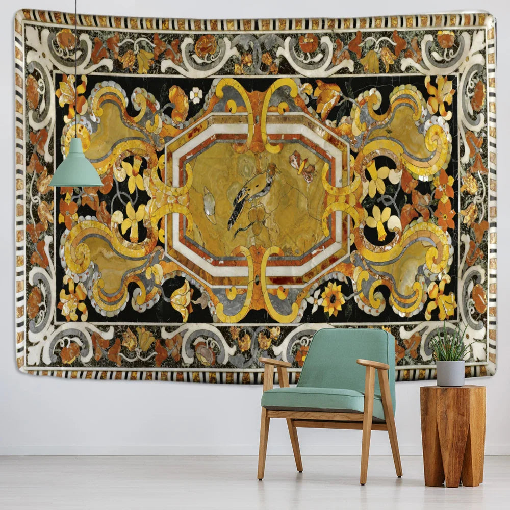 Afralia™ Psychedelic Bohemian Plant Tapestry Wall Hanging for Living Room Bedroom Decor