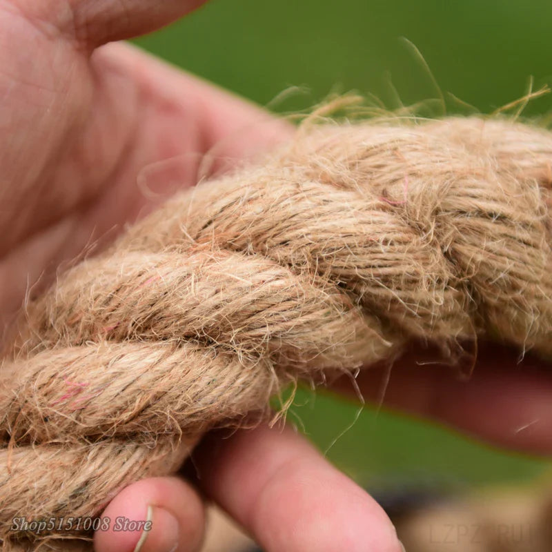 Afralia™ Retro Handmade Hemp Rope Decor for Bar, Restaurant & DIY Projects