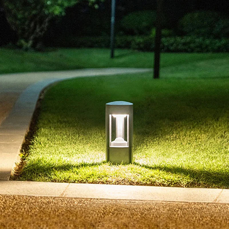 Afralia™ LED Bollard Lawn Lamp: Stylish Waterproof Outdoor Garden Path Light