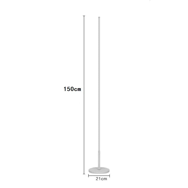 Afralia™ LED Cylindrical Floor Lamp for Modern Industrial Bedroom Lighting
