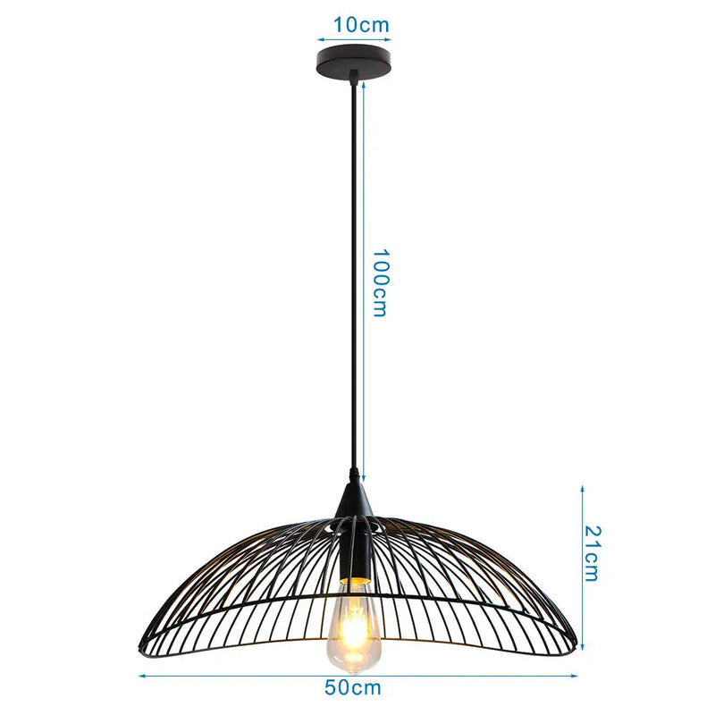 Afralia™ Linar Hat Pendant Lamp: Modern Minimalist Industrial Chandelier for Dining Room & Bedroom