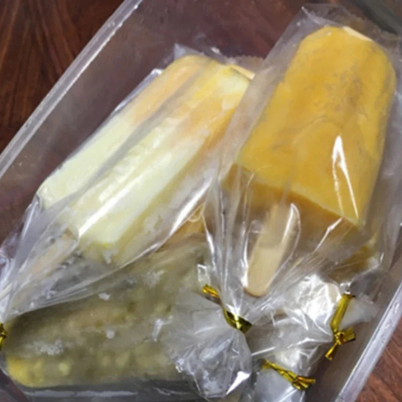 Afralia™ Ice Cream Bags: Transparent Popsicle Storage for Frozen Treats & Snacks