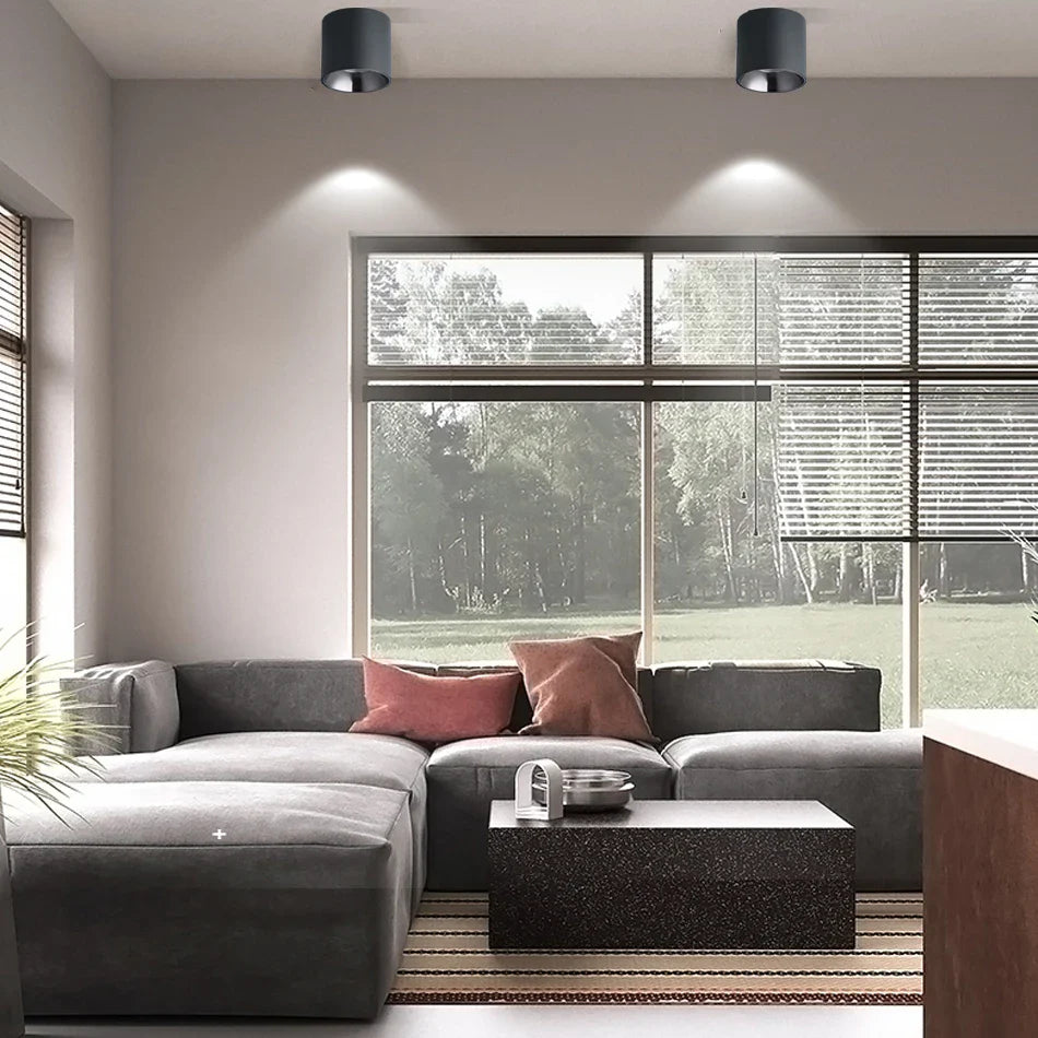 Afralia™ LED COB Downlights: High Brightness for Hotel Home Lighting