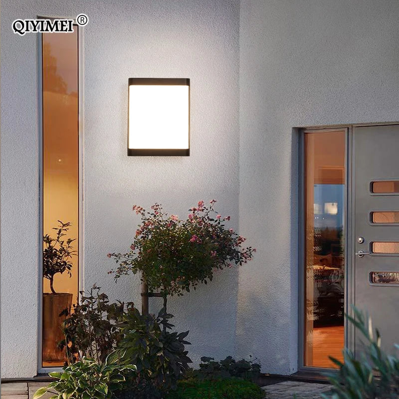 Afralia™ LED Outdoor Wall Sconce Light for Courtyard Patio Garden Front Door