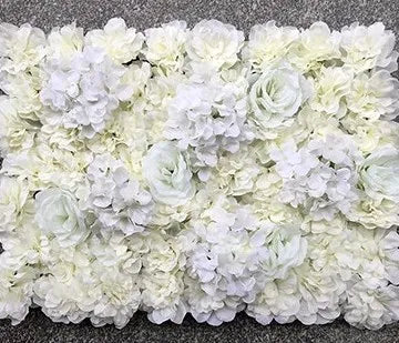 Afralia™ Silk Rose Flower Wall Wedding Christmas Decoration Silk Hydrangea Backdrop