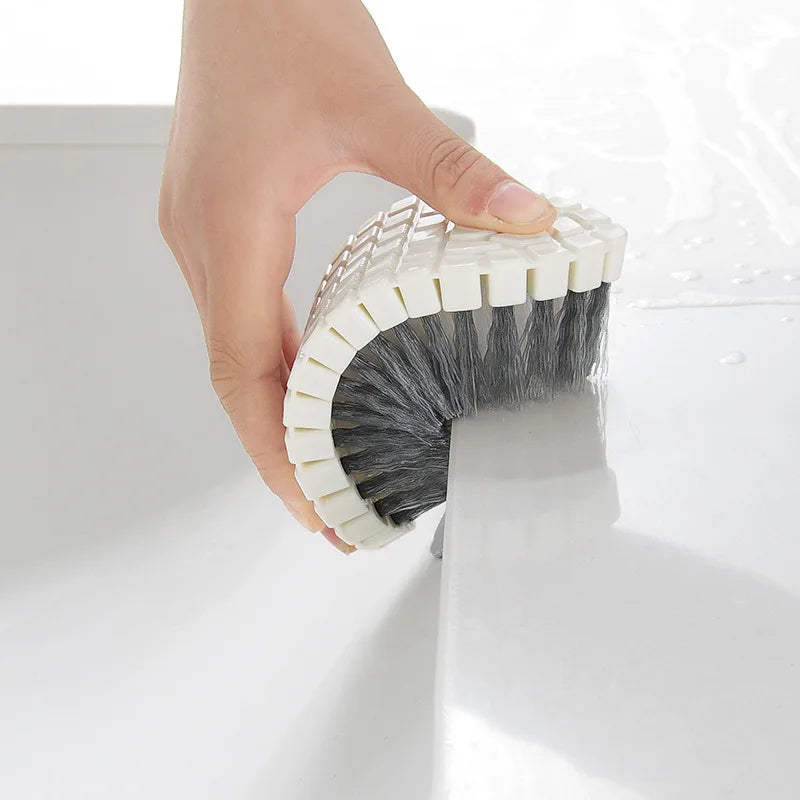Afralia™ FlexiClean Brush: Multi-Use Floor, Window & Laundry Cleaner