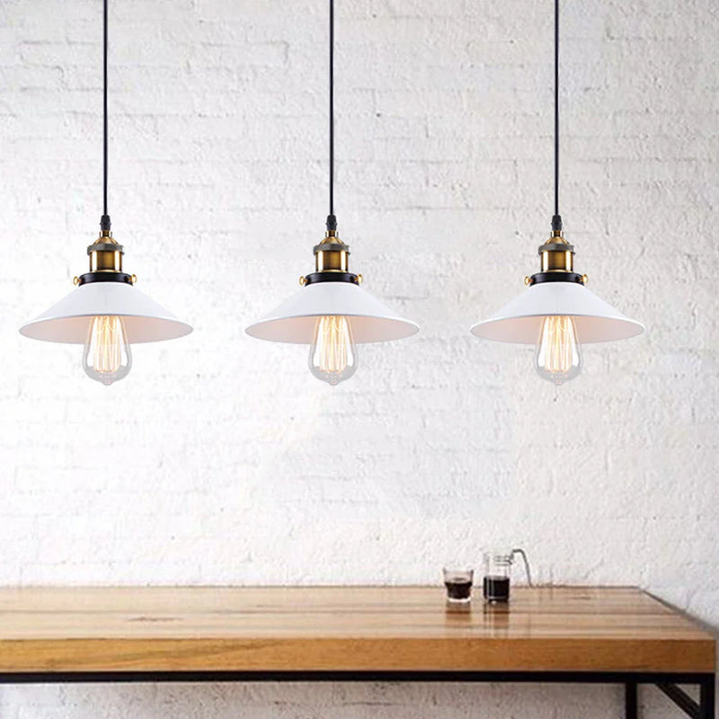 Afralia™ Vintage Industrial Pendant Chandelier Light Fixture for Home Kitchen Bar Decor