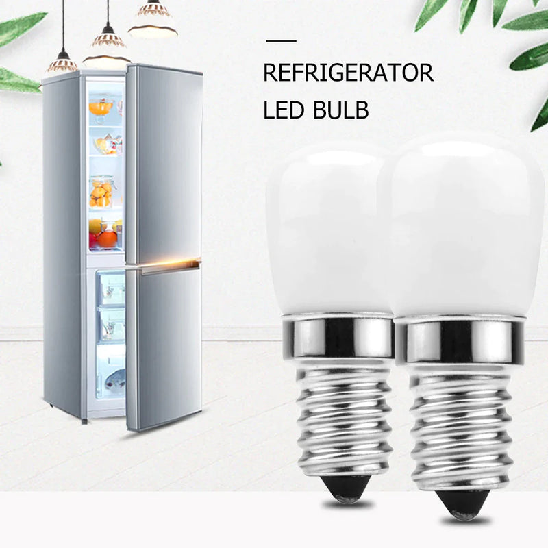 Afralia™ LED Fridge Bulb 3W E14 220V Corn Light, Replace Halogen Chandelier, White/Warm