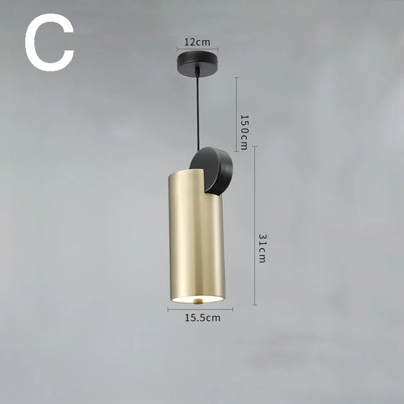 Afralia™ Nordic Loft LED Pendant Light for Living Room, Kitchen, and Dining Room