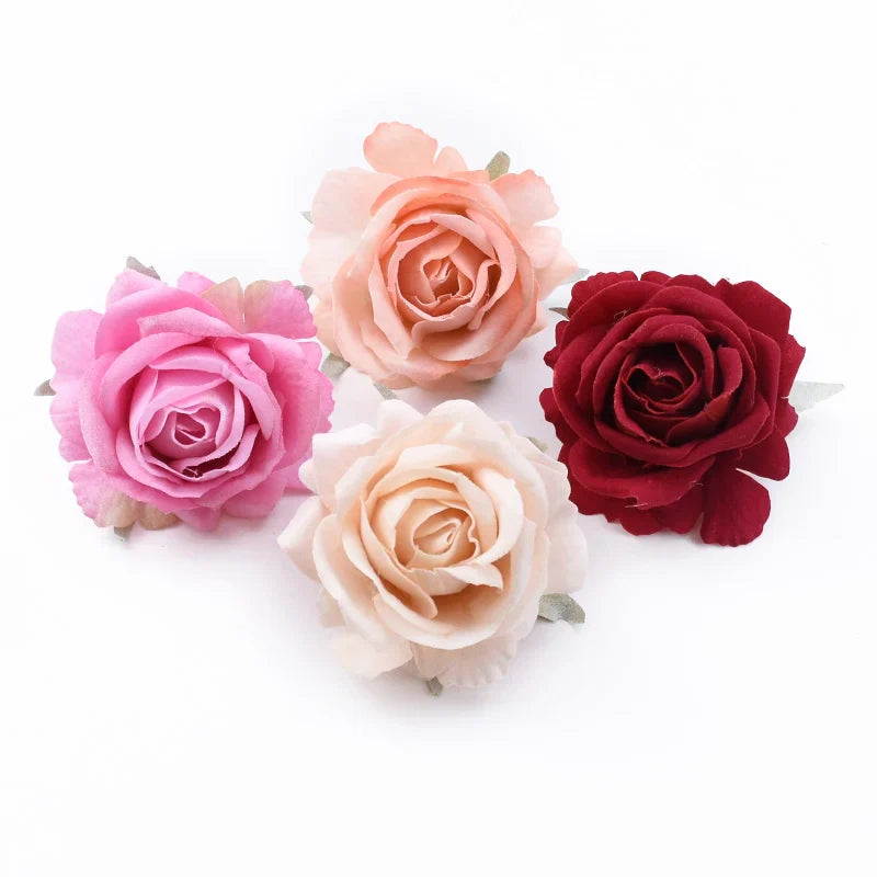 Afralia™ Silk Rose Decorative Flowers Wall Wedding DIY Gift Bouquet