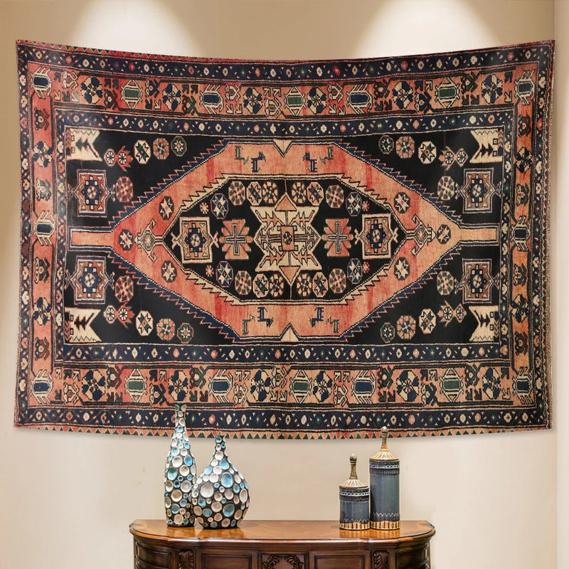 Afralia™ Geometric Mandala Tapestry: Boho Wall Hanging & Yoga Mat for Home Decor