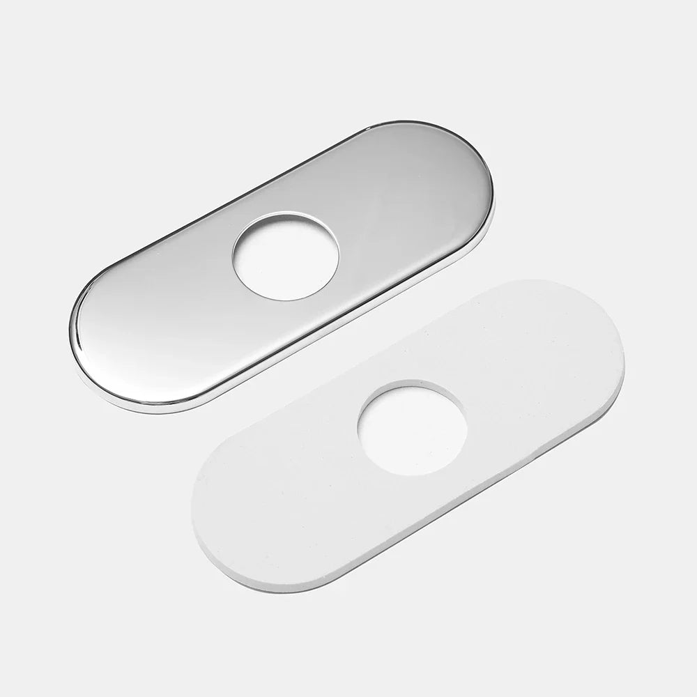 Afralia™ 6-inch Bathroom Sink Deck Plate for Unused Mounting Escutcheon