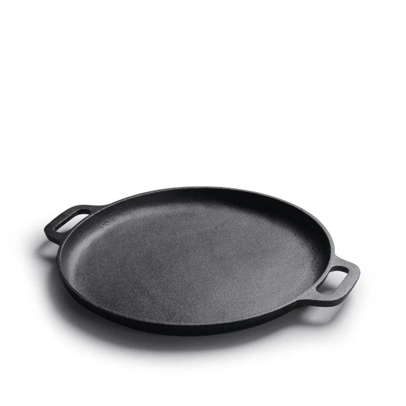 Afralia™ Cast Iron Skillet Pan - Versatile Cooking Pot for Pancakes, Pizzas, and More