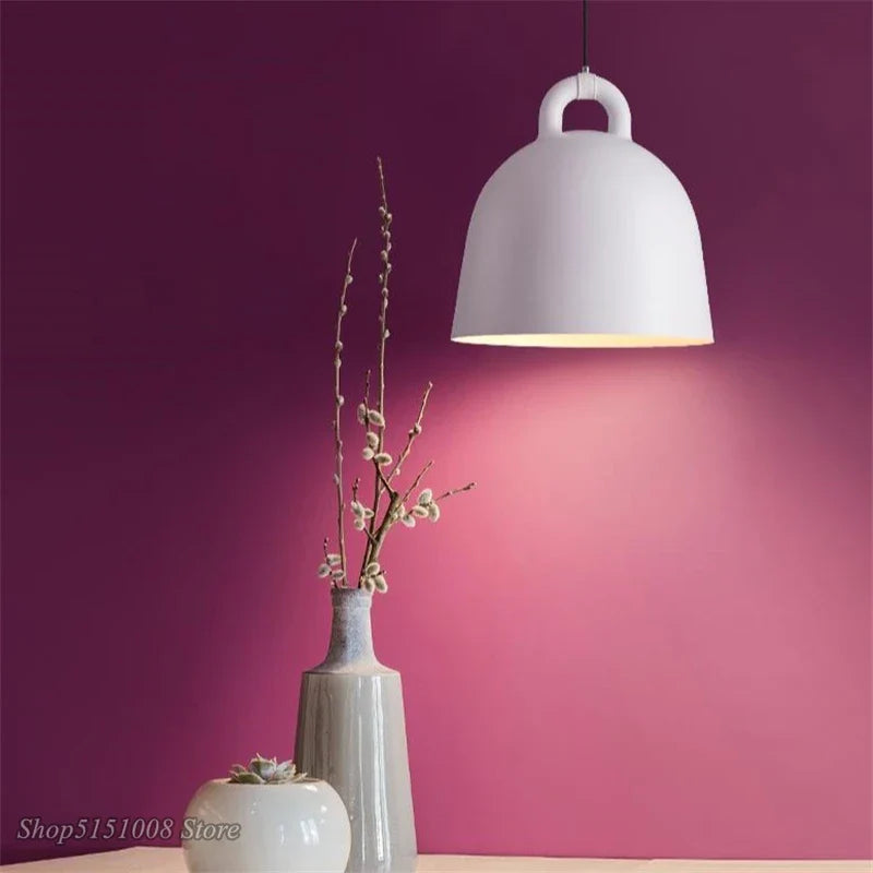 Afralia™ Modern Bell Pendant Light | Resin Fixtures Dining Room Hanging Lamp