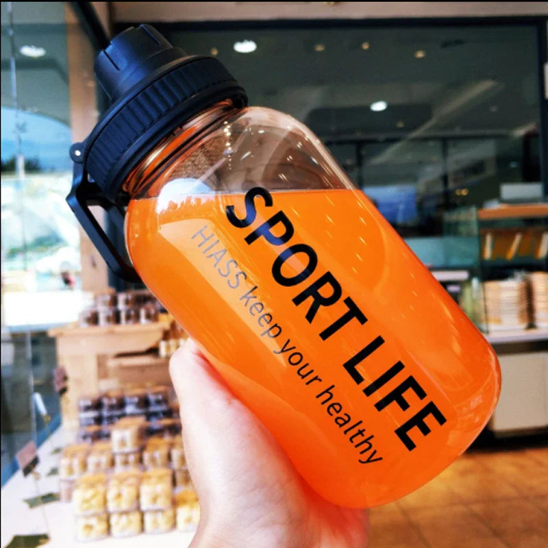 Afralia™ Glass Water Bottle: Eco-friendly Portable Sport Drinkware for Outdoor Activities