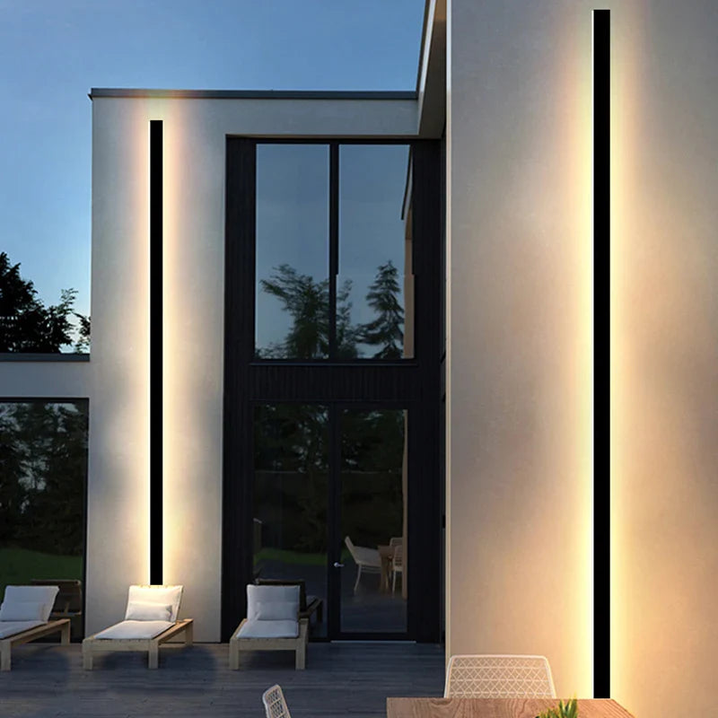 Afralia™ Outdoor LED Wall Light Modern Waterproof IP65 Front Garage Lamp