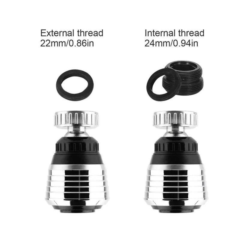 Afralia™ Kitchen Faucet Aerator: 360 Degree Swivel, 2 Modes, Water Saving Nozzle