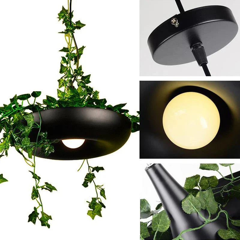 Afralia™ Nordic Inspired Plant Pot Pendant Light for Bar and Cafe Decor