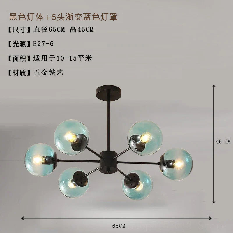 Afralia™ Modern Vintage Suspension Chandelier for Living Room Stair Lamp Industrial Lighting Fixtures