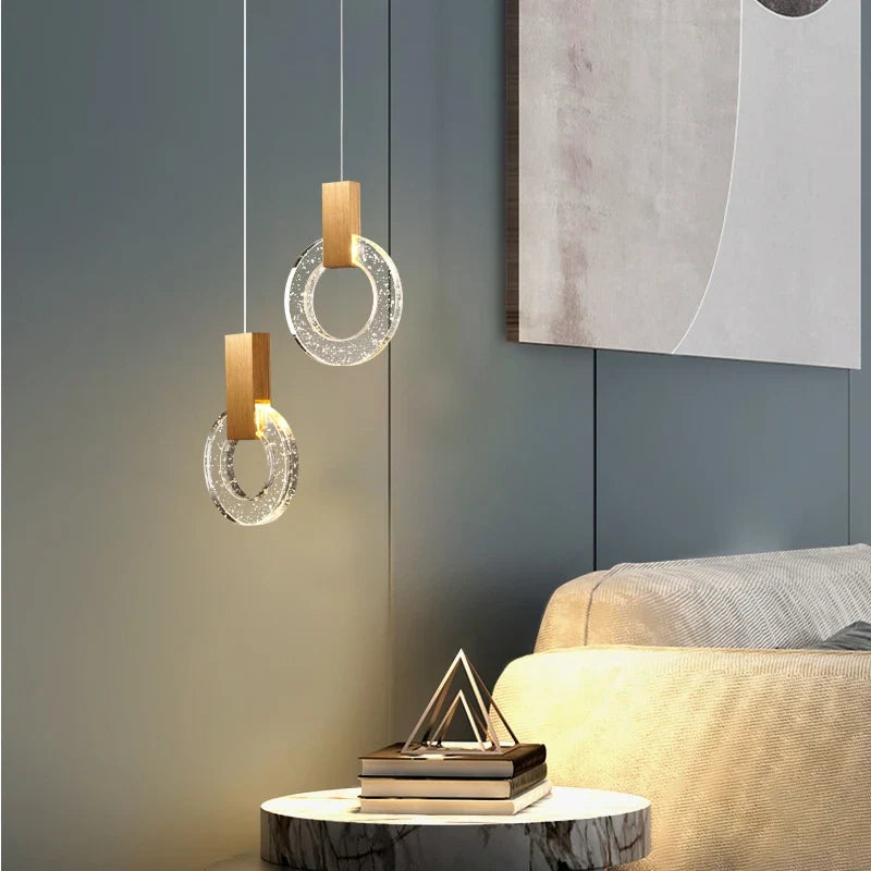 Afralia™ Gold Crystal Pendant Lights - Luxury Home Decor