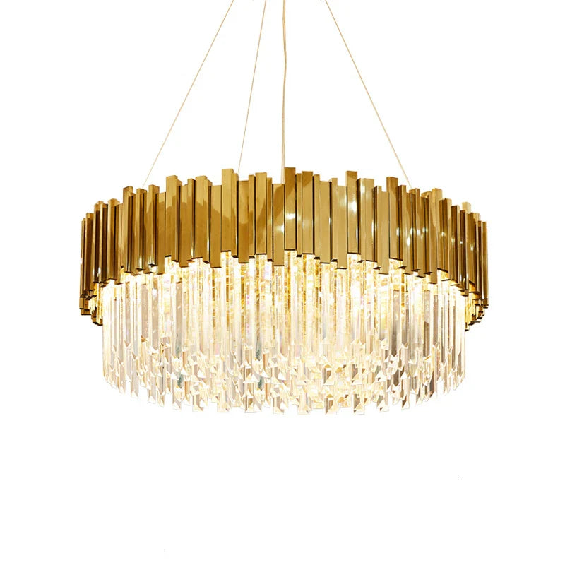 Afralia™ Modern Crystal Chandelier Lighting for Dinning Room