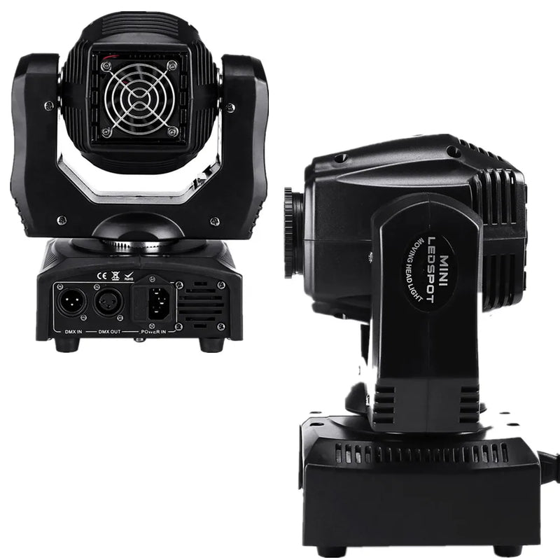 Afralia™ 75W LED Spot Moving Head DJ Beam Light with Gobo & Color Wheel